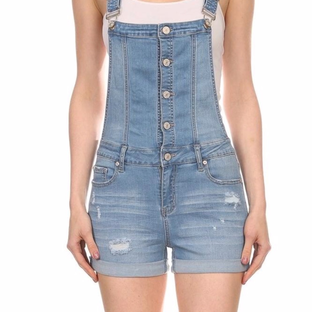 Overall Shorts